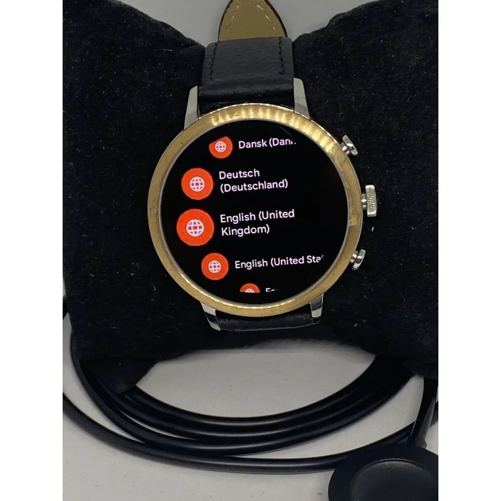 Fossil Gen 4 Authentic Digital Dial Smart Watch Custom Band FTW6016 AB159